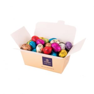 Κλασικό κουτί με 350γρ σοκολατένια αυγουλάκια Leonidas
