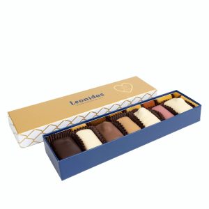 Χάρτινο κουτί Leonidas με 7 σοκολατάκια Manon Limited Edition
