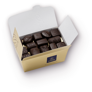 Κλασικό κουτί ballotin Leonidas με 500γρ σοκολατάκια Leonidas (μαύρη σοκολάτα)